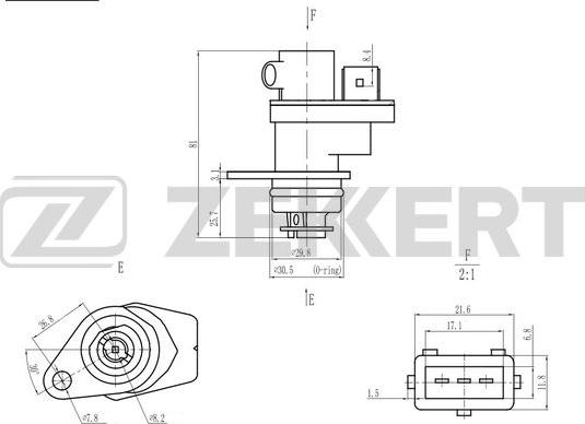 Zekkert SE-8515 - Devējs, Ātrums ps1.lv