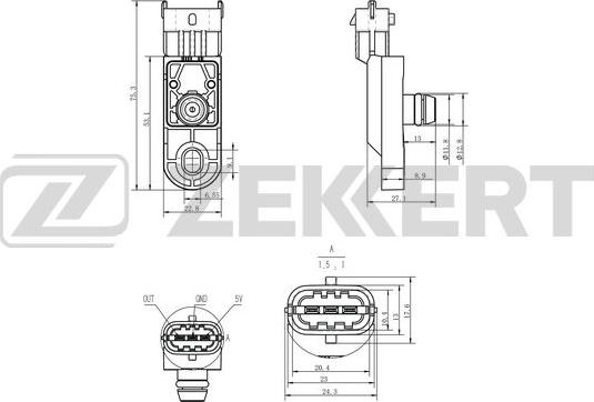 Zekkert SE-2020 - Gaisa masas mērītājs ps1.lv