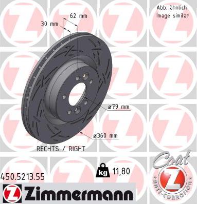 Zimmermann 450.5213.55 - Bremžu diski ps1.lv