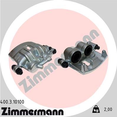 Zimmermann 400.3.10100 - Bremžu suports ps1.lv