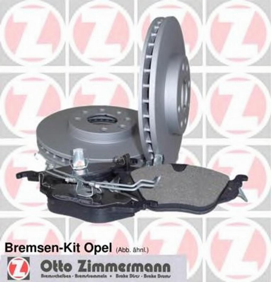 Zimmermann 640.4200.00 - Bremžu komplekts, Disku bremzes ps1.lv