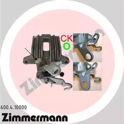 Zimmermann 600.4.10000 - Bremžu suports ps1.lv