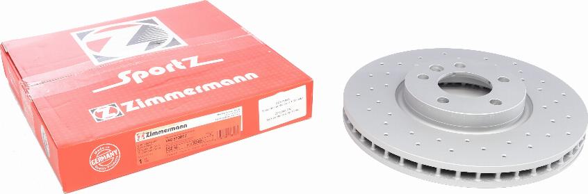 Zimmermann 600.3249.52 - Bremžu diski ps1.lv