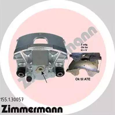 Zimmermann 155.1.30057 - Bremžu suports ps1.lv