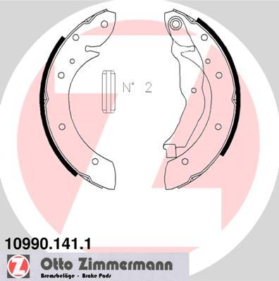 Zimmermann 10990.141.1 - Bremžu loku komplekts ps1.lv