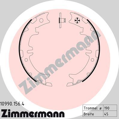 Zimmermann 10990.156.4 - Bremžu loku kompl., Stāvbremze ps1.lv