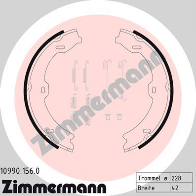 Zimmermann 10990.156.0 - Bremžu loku kompl., Stāvbremze ps1.lv