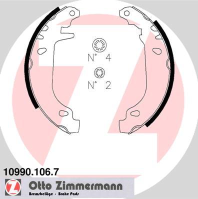 Zimmermann 10990.106.7 - Bremžu loku komplekts ps1.lv