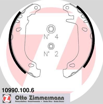 Zimmermann 10990.100.6 - Bremžu loku komplekts ps1.lv