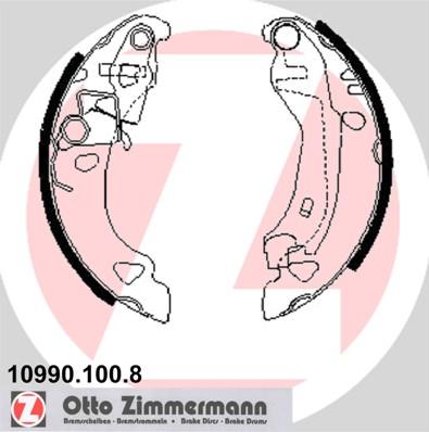 Zimmermann 10990.100.8 - Bremžu loku komplekts ps1.lv