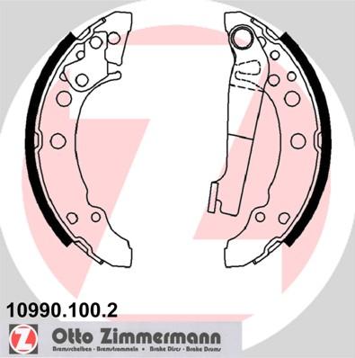 Zimmermann 10990.100.2 - Bremžu loku komplekts ps1.lv