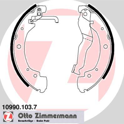 Zimmermann 10990.103.7 - Bremžu loku komplekts ps1.lv