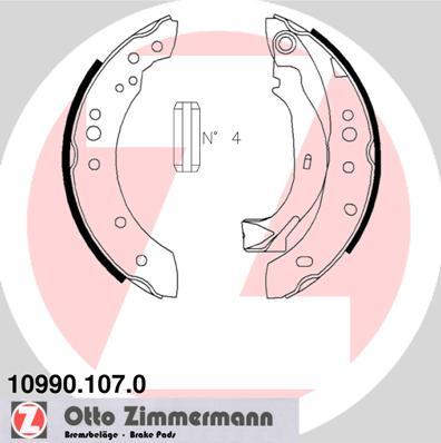 Zimmermann 10990.107.0 - Bremžu loku komplekts ps1.lv