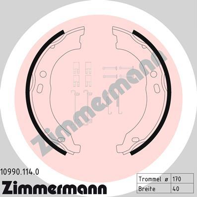 Zimmermann 10990.114.0 - Bremžu loku kompl., Stāvbremze ps1.lv