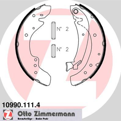 Zimmermann 10990.111.4 - Bremžu loku komplekts ps1.lv