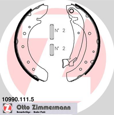 Zimmermann 10990.111.5 - Bremžu loku komplekts ps1.lv