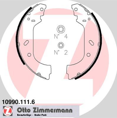 Zimmermann 10990.111.6 - Bremžu loku komplekts ps1.lv