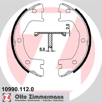 Zimmermann 10990.112.0 - Bremžu loku kompl., Stāvbremze ps1.lv