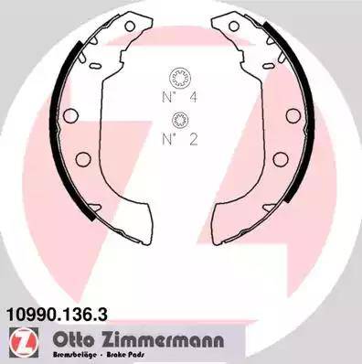 Zimmermann 10990.136.3 - Bremžu loku komplekts ps1.lv