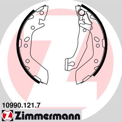 Zimmermann 10990.121.7 - Bremžu loku komplekts ps1.lv