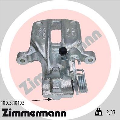 Zimmermann 100.3.10103 - Bremžu suports ps1.lv