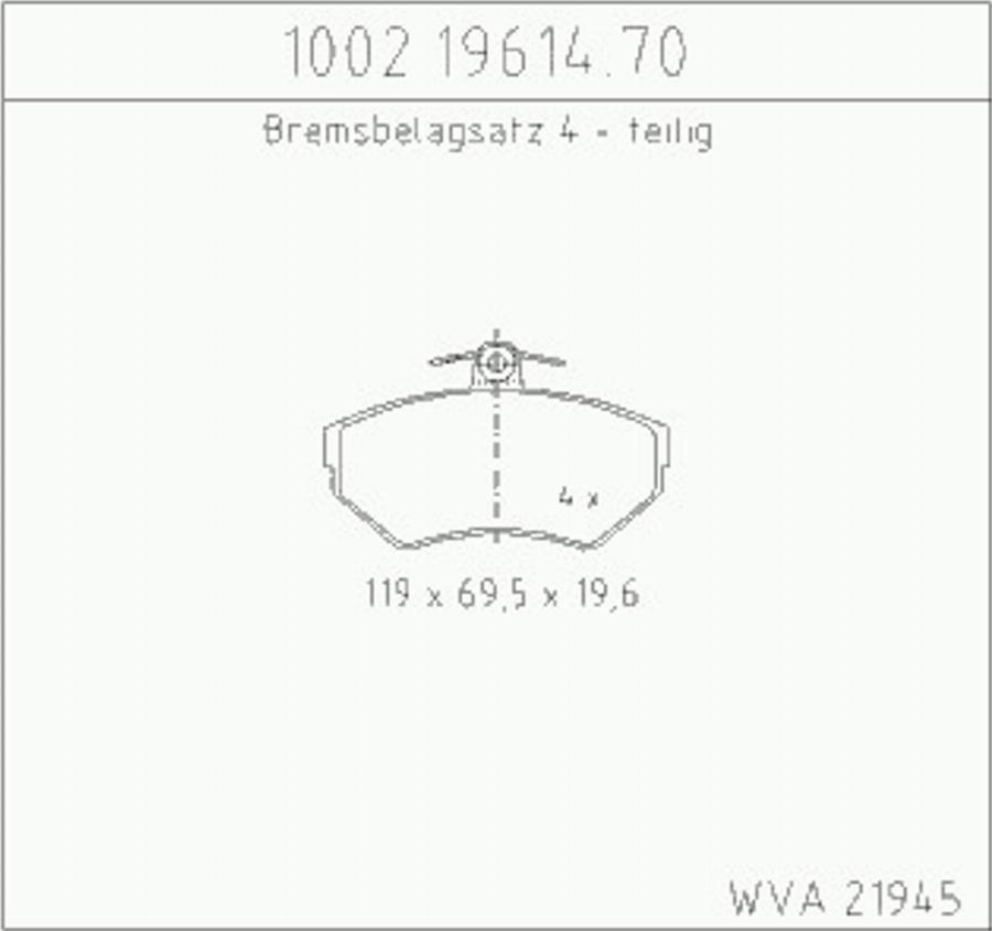 Zimmermann 10021961470 - Bremžu uzliku kompl., Disku bremzes ps1.lv