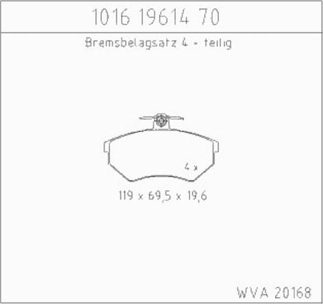 Zimmermann 10161961470 - Bremžu uzliku kompl., Disku bremzes ps1.lv