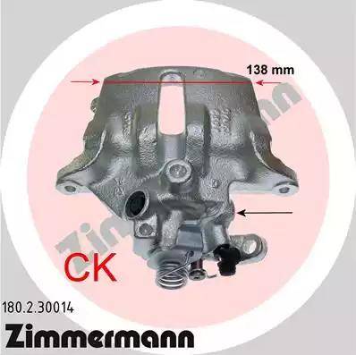 Zimmermann 180.2.30014 - Bremžu suports ps1.lv
