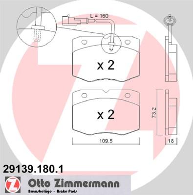 Zimmermann 29139.180.1 - Bremžu uzliku kompl., Disku bremzes ps1.lv