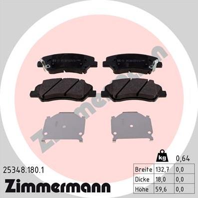 Zimmermann 25348.180.1 - Bremžu uzliku kompl., Disku bremzes ps1.lv