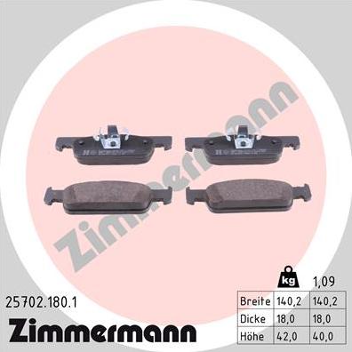 Zimmermann 25702.180.1 - Bremžu uzliku kompl., Disku bremzes ps1.lv