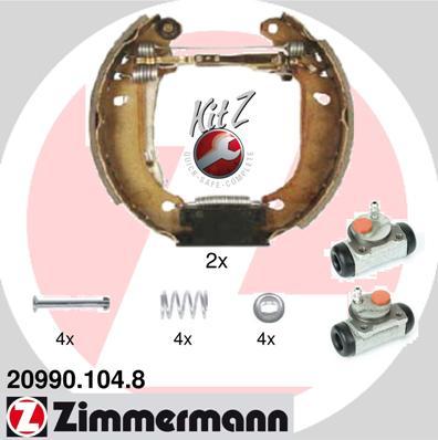 Zimmermann 20990.104.8 - Bremžu loku komplekts ps1.lv