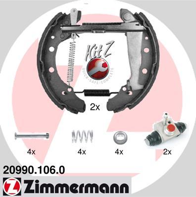 Zimmermann 20990.106.0 - Bremžu loku komplekts ps1.lv