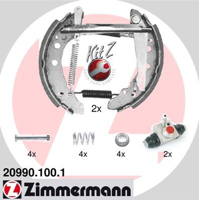 Zimmermann 20990.100.1 - Bremžu loku komplekts ps1.lv