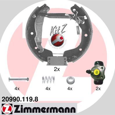 Zimmermann 20990.119.8 - Bremžu loku komplekts ps1.lv