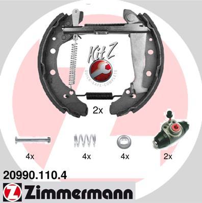 Zimmermann 20990.110.4 - Bremžu loku komplekts ps1.lv