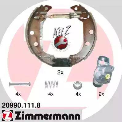 Zimmermann 20990.111.8 - Bremžu loku komplekts ps1.lv