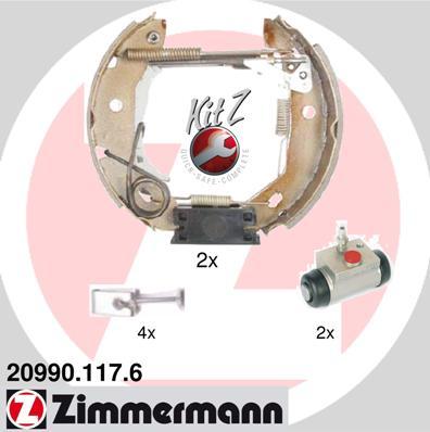 Zimmermann 20990.117.6 - Bremžu loku komplekts ps1.lv