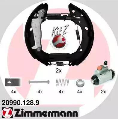 Zimmermann 20990.128.9 - Bremžu loku komplekts ps1.lv