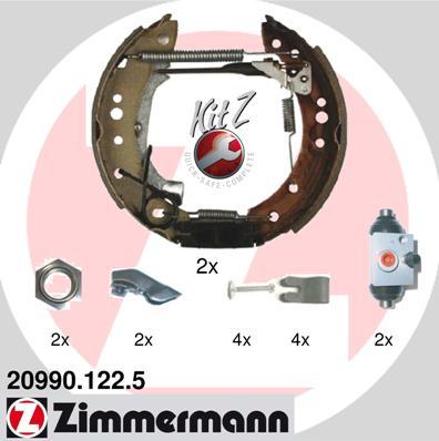 Zimmermann 20990.122.5 - Bremžu loku komplekts ps1.lv