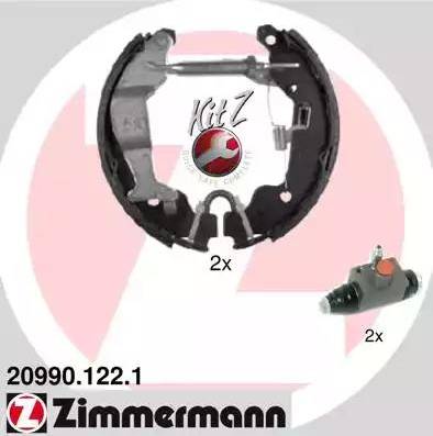 Zimmermann 20990.122.1 - Bremžu loku komplekts ps1.lv