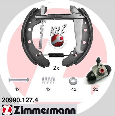 Zimmermann 20990.127.4 - Bremžu loku komplekts ps1.lv