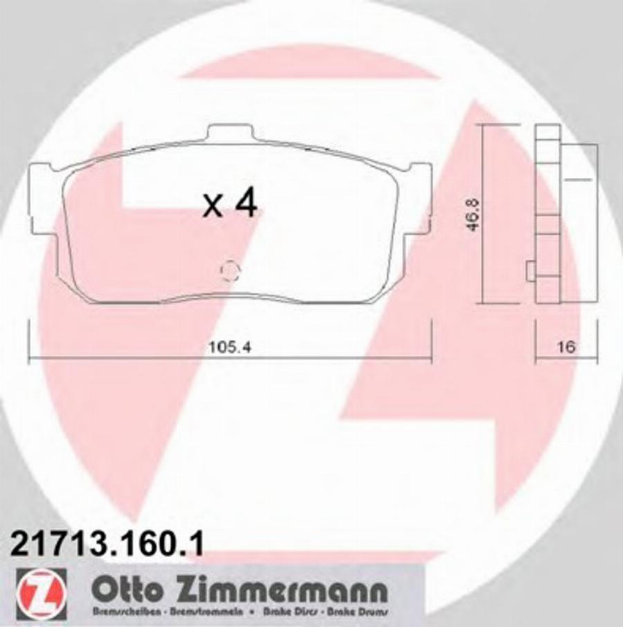 Zimmermann 217131601 - Bremžu uzliku kompl., Disku bremzes ps1.lv