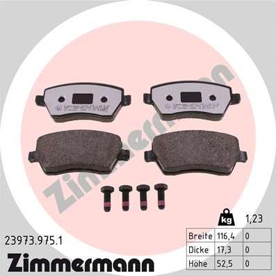 Zimmermann 23973.975.1 - Bremžu uzliku kompl., Disku bremzes ps1.lv