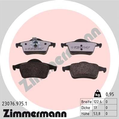 Zimmermann 23076.975.1 - Bremžu uzliku kompl., Disku bremzes ps1.lv