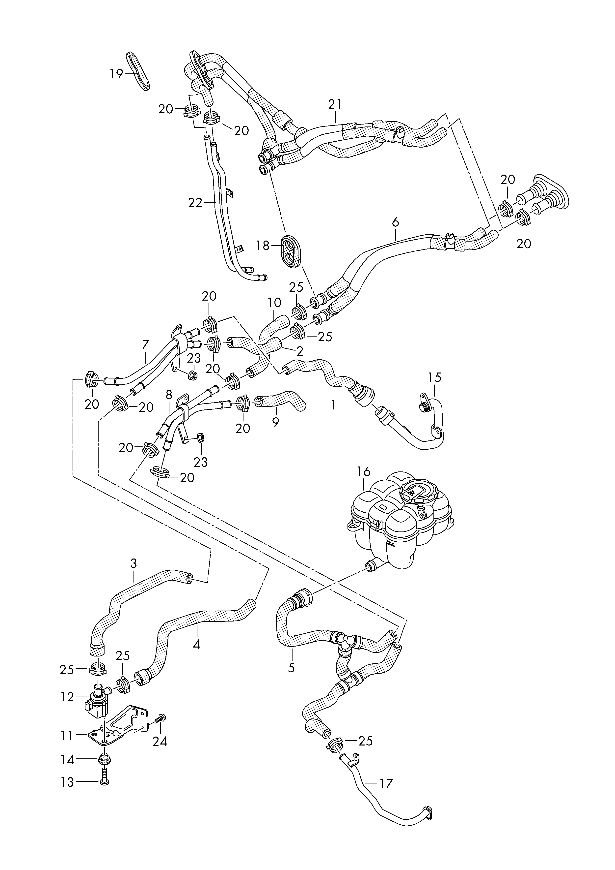 AUDI 06H 121 601 M - Papildus ūdenssūknis ps1.lv