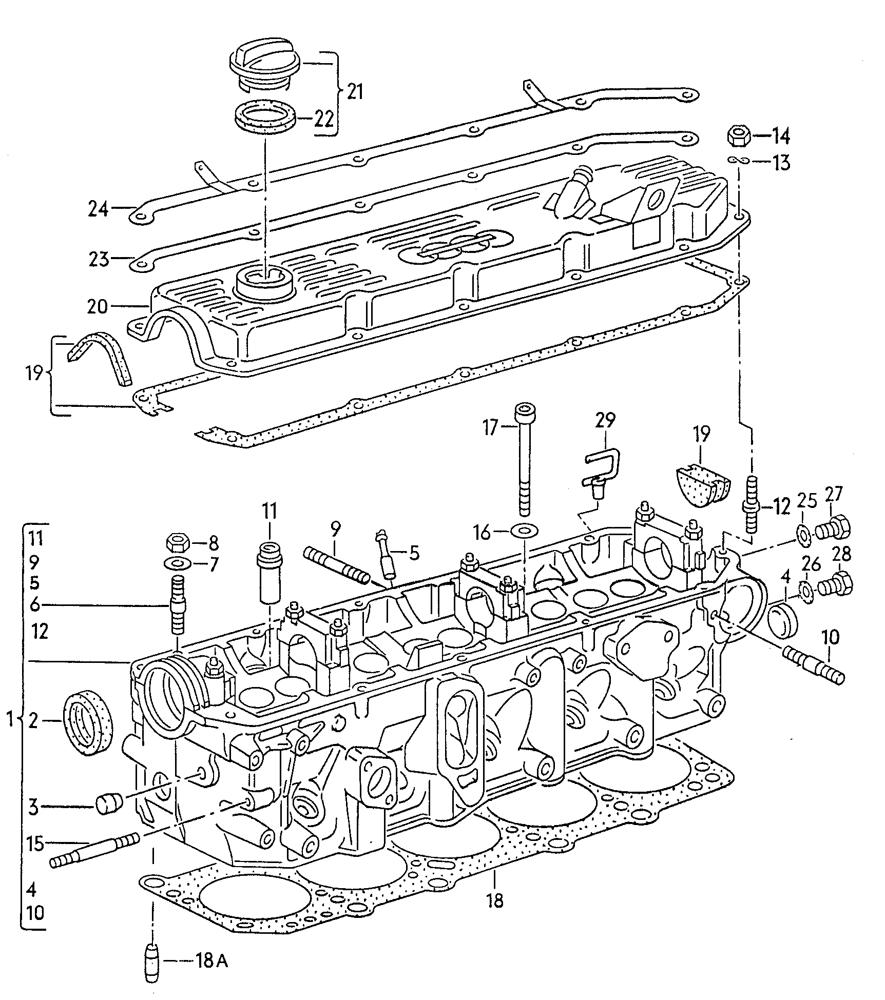 Skoda 056 103 419 A - Vārsta vadīkla ps1.lv