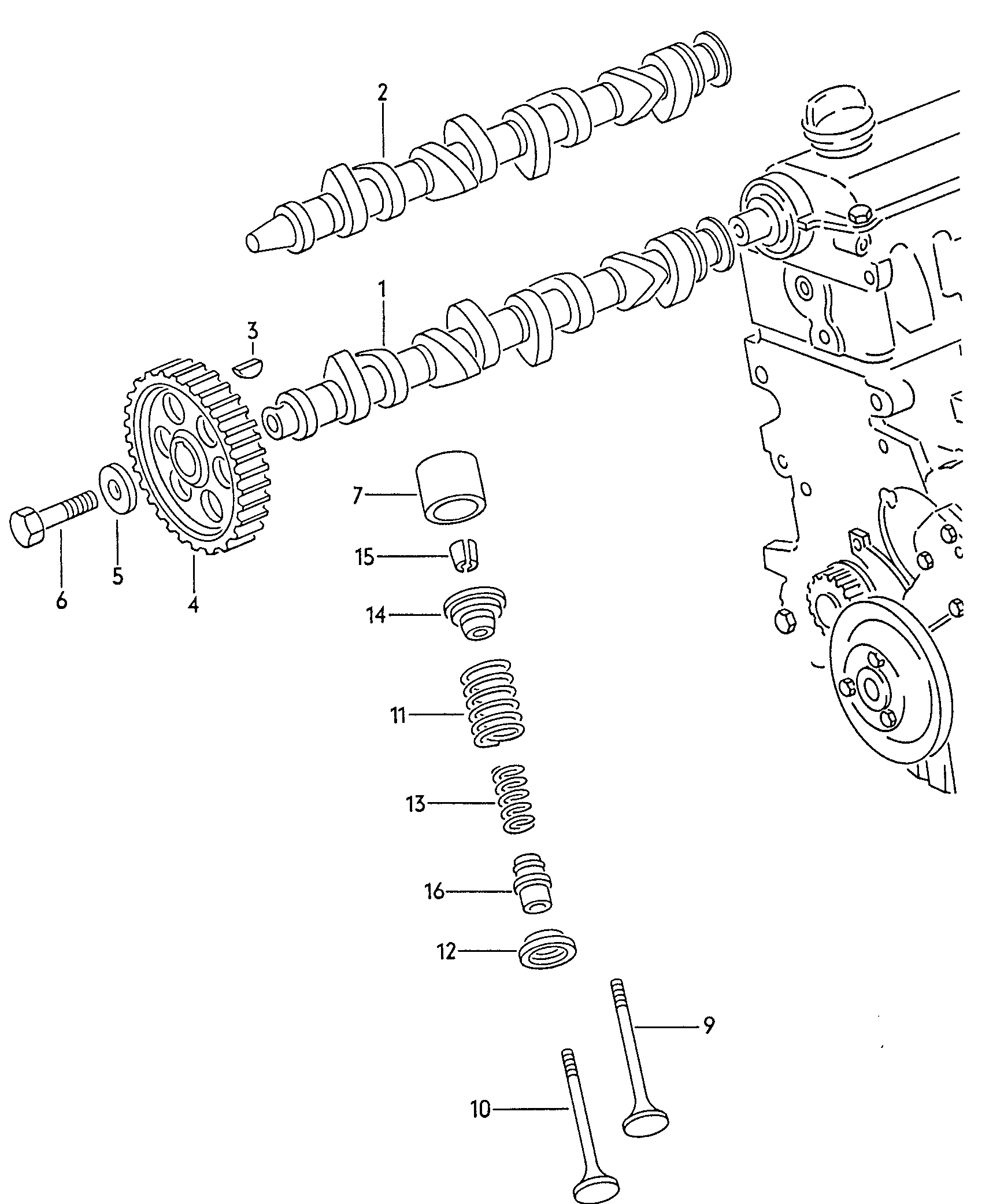 Skoda 026 109 675 - Blīvgredzens, Vārsta kāts ps1.lv