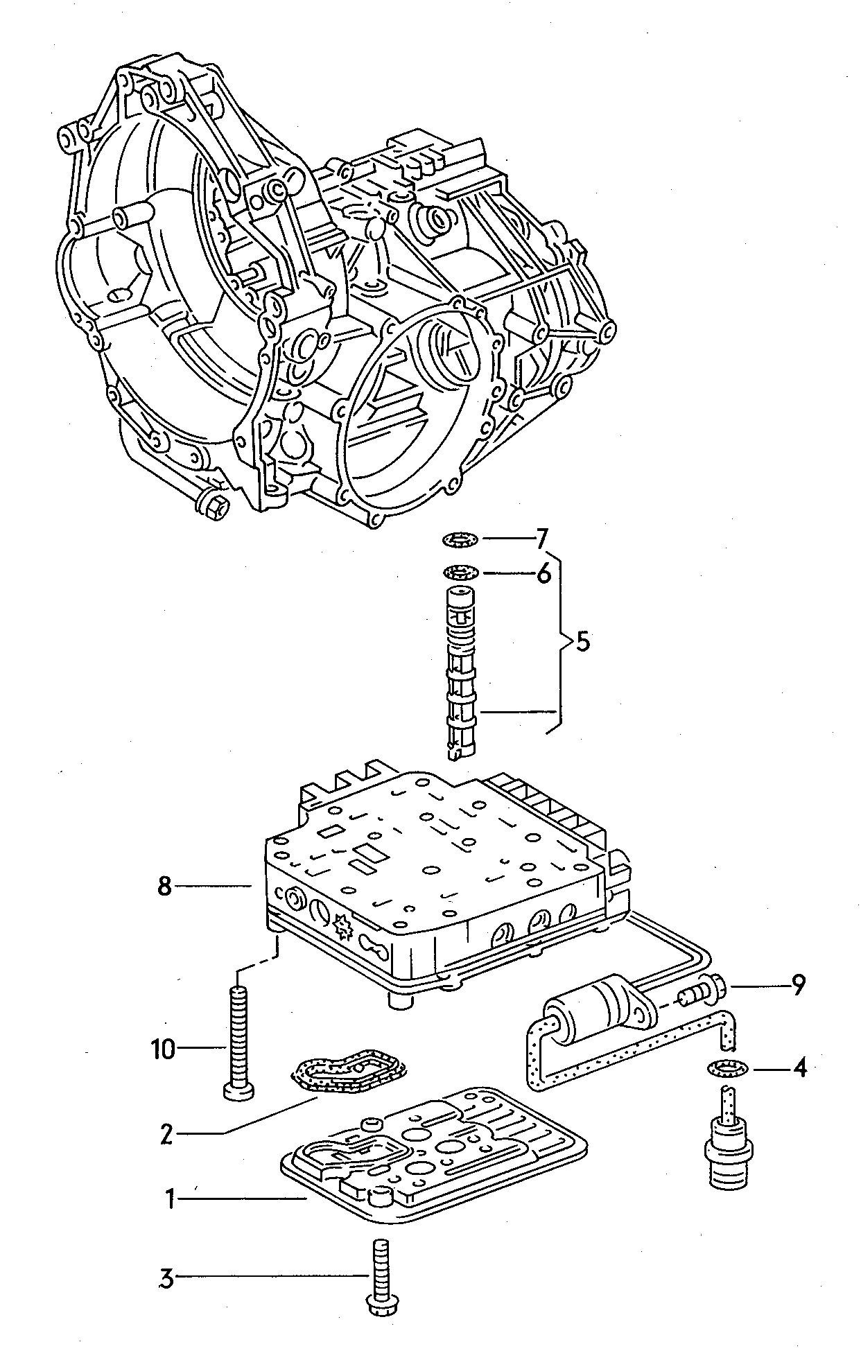 AUDI (FAW) 095325429D - Hidrofiltrs, Automātiskā pārnesumkārba ps1.lv