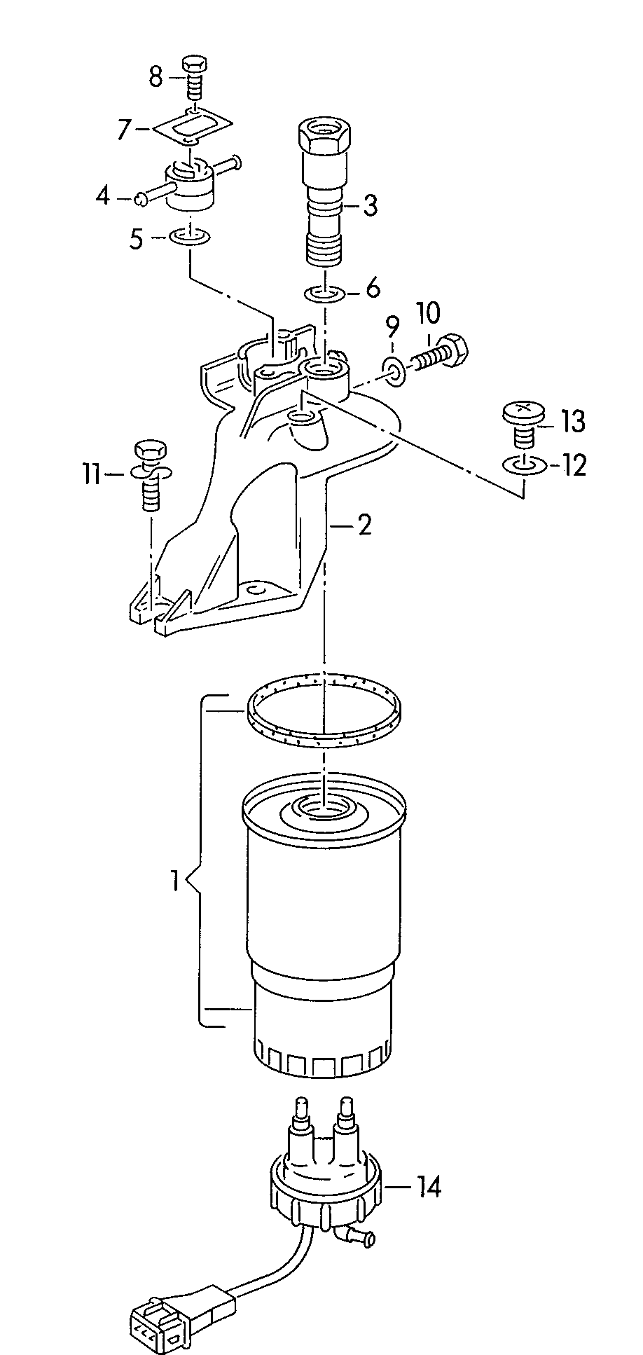 VAG 191 127 247 A - Vārsts, Degvielas filtrs ps1.lv